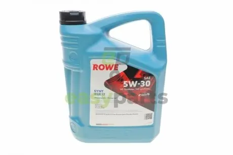 Олива 5W30 HIGHTEC SYNT RSR 17 (5L) (MB 226.52/RN17/RN 0700/0710) (ACEA C3) ROWE 20370-0050-99