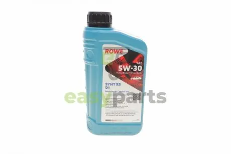 Олива 5W30 HIGHTEC SYNT RS D1 (1L) (Ford WSS-M2C945-A/929-A/946-A/GM DEXOS1 GEN2/GM 6094M/4718M) ROWE 20212-0010-99
