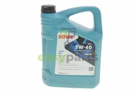 Олива 5W40 HIGHTEC SYNT RSi (5L) (MB 229.3/226.5/Porsche A40/VW 502 00/505 00/RN 0700/0710) ROWE 20068-0050-99