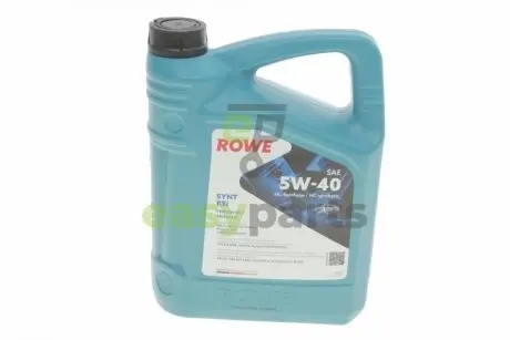 Олива 5W40 HIGHTEC SYNT RSi (4L) (MB 229.3/226.5/Porsche A40/VW 502 00/505 00/RN 0700/0710) ROWE 20068-0040-99