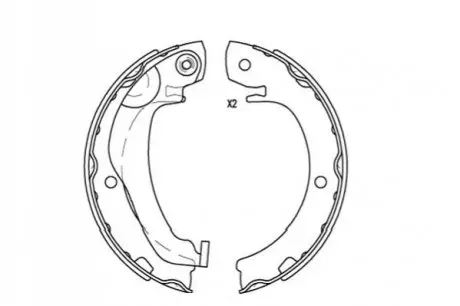 CITROEN Щеки тормозные C1,Opel Agila,Suzuki Swift,Toyota Yaris KAVO PARTS KBS-9924