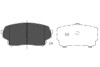 SUZUKI Гальмівні колодки передн.Grand Vitara 1.9d 2.0HDI 01- KAVO PARTS KBP-8511 (фото 1)