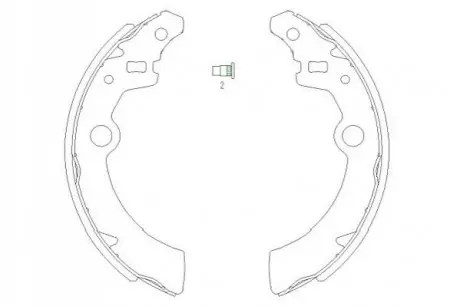 Щоки гальм. SUZUKI Ignis, Wagon R+ KAVO PARTS KBS-8907