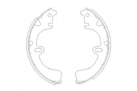 Щоки гальмівні TOYOTA Corolla -00 KAVO PARTS KBS-9918