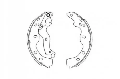 SUZUKI щоки гальм SX4 06- KAVO PARTS KBS-8914