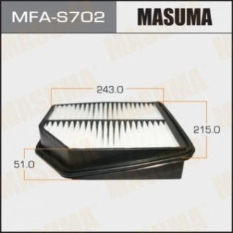 Фільтр повітряний SUZUKI/ ESCUDO/ TDB4W, TDA4W 08- MASUMA MFAS702