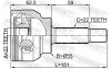 ШРУС ВНЕШНИЙ 22X55X22, CHERY(выр-во) FEBEST 1510-006 (фото 2)