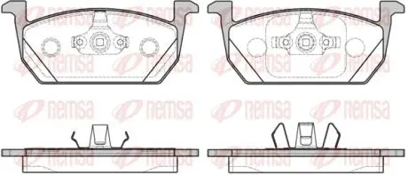 Фото skoda колодки гальмівні передні kamiq, octavia iii combi 19-, audi a1 sportback 18- REMSA 1710.00 SKODA колодки гальмівні передні KAMIQ, OCTAVIA III Combi 19-, AUDI A1 Sportback 18- REMSA 1710.00