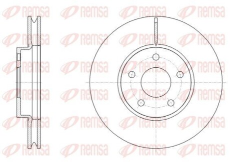 Диск гальмівний REMSA 62533.10