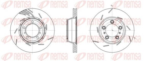 PORSCHE Диск гальмівний лів PANAMERA 3.0 D REMSA 61861.11