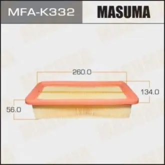 Фото фільтр повітряний A9608PU LHD KIA/ RIO/ V1400 V1600 06- MASUMA MFAK332 Фільтр повітряний A9608PU LHD KIA/ RIO/ V1400 V1600 06- MASUMA MFAK332