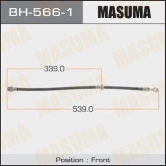 Шланг гальмівний передн GRAND VITARA MASUMA BH5661 (фото 1)
