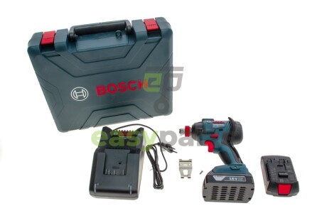 Гайковерт акумуляторний 1/2"-M6 180 Нм 2Ah (2 АКБ і заряд. пристрій) BOSCH 06019G5223