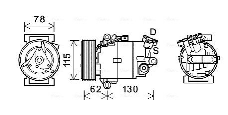 Компрессор AVA COOLING DNAK386