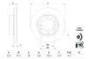 Тормозной диск BOSCH 0986479G19 (фото 1)