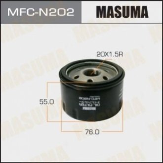 Фильтр масляный C0001 MASUMA MFCN202 (фото 1)