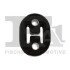 FISCHER NISSAN кріплення глушника Almera, Maxima, Sunny -00, Primera -02 (мат. EPDM) Fischer Automotive One (FA1) 753-711 (фото 1)