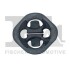 FISCHER VW кріплення глушника AUDI SKODA Favorit -95, Felicia -01 (мат. EPDM) Fischer Automotive One (FA1) 113-714 (фото 1)