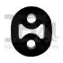 FISCHER OPEL кріплення глушника Astra H 04- (мат. EPDM) Fischer Automotive One (FA1) 123-735 (фото 1)