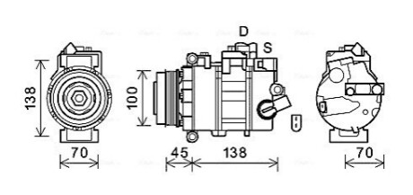 Компрессор AVA COOLING VNAK384