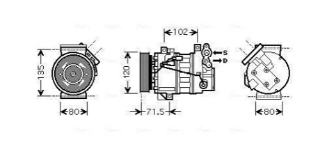 Компрессор AVA COOLING RTAK393