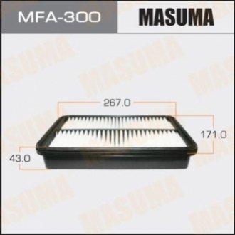 Фільтр повітряний TOYOTA COROLLA 1.8 (01-07) MASUMA MFA300