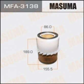 Фільтр повітряний MITSUBISHI L 200 1996—2008 MASUMA MFA3138
