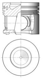 Поршень двигателя N47 BMW 84,50 KOLBENSCHMIDT 41494620