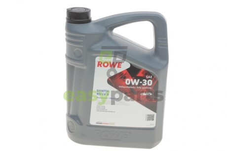 Олива 0W30 HIGHTEC SYNTH RS LV II (5L) (VW 503 00/506 00/506 01/Fiat 9.55535-G1) (ACEA A1/B1/A5/B5) ROWE 20069-0050-99