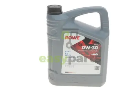 Олива 0W30 HIGHTEC SYNT RS HC-C2 (4L) (9.55535-DS1/GS1/IVECO 18-1811 SC1 LV/PSA B71 2312) (ACEA C2) ROWE 20247-0040-99