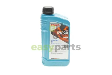 Олива 5W20 HIGHTEC SYNT RS D1 (1L)(WSS-M2C945-A/-B1/960-A1/MS6395/dexos1 Gen 2)(API SP RC/SN PLUS RC ROWE 20342-0010-99