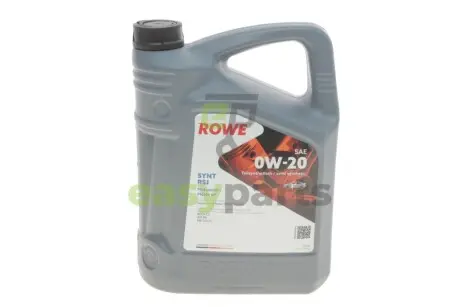 Олива 0W20 HIGHTEC SYNT RSJ (5L) (Jaguar/Land Rover-STJLR.51.5122/MB 229.71) (ACEA C5) (API SN) ROWE 20348-0050-99