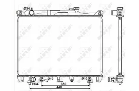 Радиатор NRF 53037