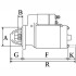 Стартер Hyundai Tucson/Kia Cerato 2.0 04-10 (1.2kw) (z=8) = 111307 CARGO F032111307 (фото 1)