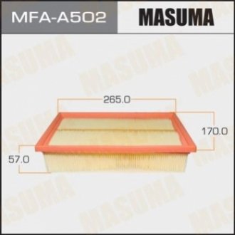 Фільтр повітряний FORD/ FOCUS/ V1600 05-07 MASUMA MFAA502 (фото 1)