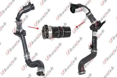 RENAULT патрубок інтеркулера Kangoo 1.5dCI 08- KAUTEK RE-TH052