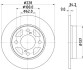 PRO SUZUKI диск гальм. задн. SWIFT 17- HELLA 8DD 355 132-041 (фото 4)