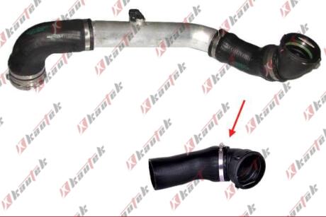 Патрубок турбіни BMW E60 530d KAUTEK BM-TH023