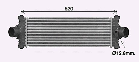 Охладитель наддувочного воздуха AVA COOLING FD4677