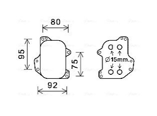 Охладитель масла AVA COOLING VN3393