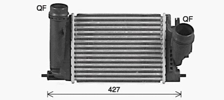 Охладитель наддувочного воздуха AVA COOLING DN4469