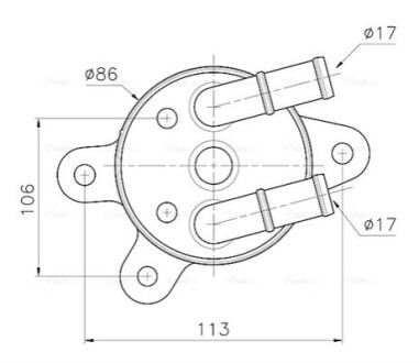 Охолоджувач мастила AVA COOLING MZ3301