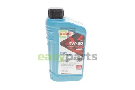 Олива 5W30 HIGHTEC MULTI SYNT DPF (1L) (BMW LL-04/MB229.51/229.31/229.52/VW504 00/507 00/GM dexos2) ROWE 20125-0010-99