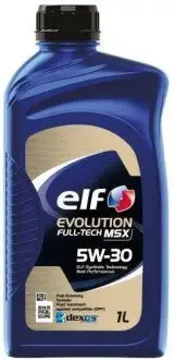Масла моторные Evolution FULL-TECH MSX 5W-30 (Канистра 1л) ELF 213931