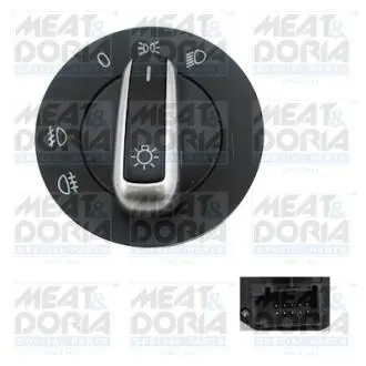 MEATDORIA SEAT Перемикач головного світла ALHAMBRA 1.8 TSI 12-15, VW BEETLE 2.0 TDI 14-18, CADDY ALLTRACK (SAB) 1.4 TSI 15- MEAT&DORIA 23805