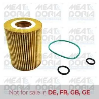 MEATDORIA OPEL Фильтр масляный Astra, Corsa, Meriva, Zafira 1.7CDTI MEAT&DORIA 14012
