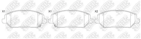 Колодки гальм. CEED/I30 FR 16- NiBK PN0796