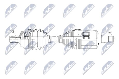 ПОЛУОСЬ NTY NPW-ME-181