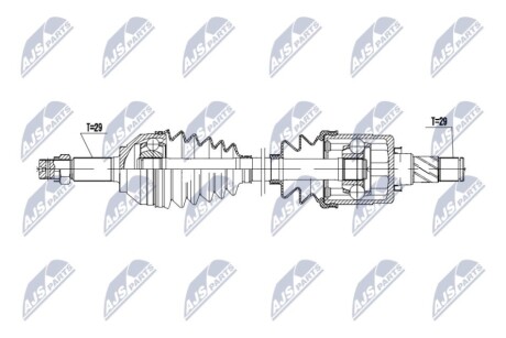 ПОЛУОСЬ NTY NPW-NS-170