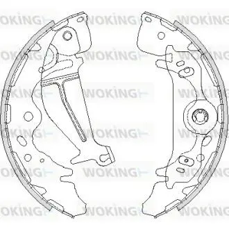 Колодки гальмівні. задн. (Remsa) Hyundai H-1 08> (Z4219.00) WOKING Z421900